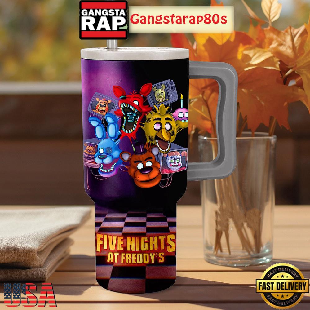 Five Nights At Freddy's Fan Tumbler Cup 40oz Five Nights At Freddy's Fan Tumbler Cup 40oz