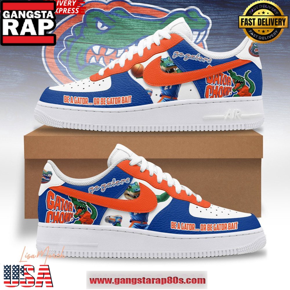 Florida Gators Go Gators Limited Edition Air Force 1 Running Sneakers Shoes