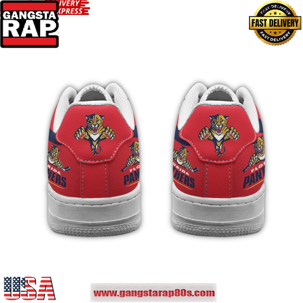 Florida Panthers Time To Hunt Limited Edition Air Force 1 Running Sneakers Shoes Florida Panthers Time To Hunt Limited Edition Air Force 1 Running Sneakers Shoes