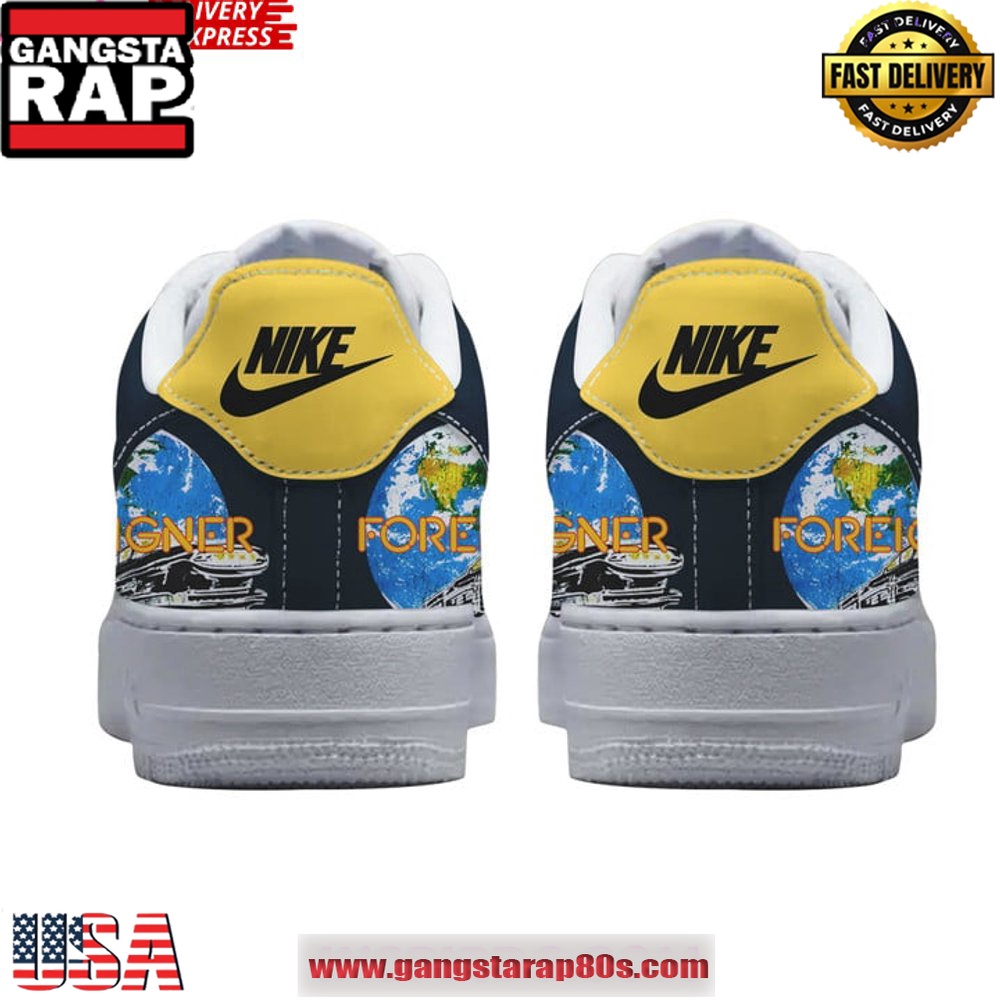 Foreigner Rock & Roll Hall Of Fame Limited Air Force 1 Sneakers Shoes Foreigner Rock & Roll Hall Of Fame Limited Air Force 1 Sneakers Shoes