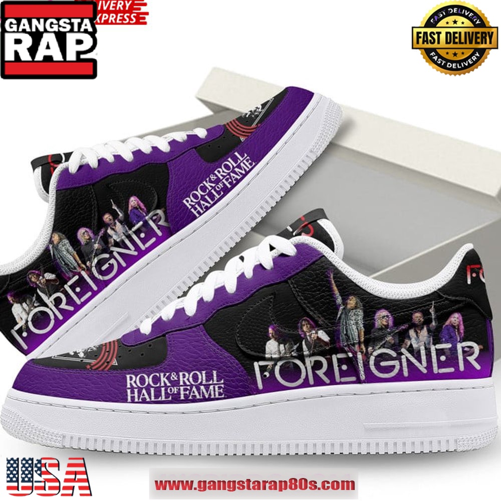 Foreigner Rock & Roll Hall of Fame Limited Edition Air Force 1 Sneakers Shoes