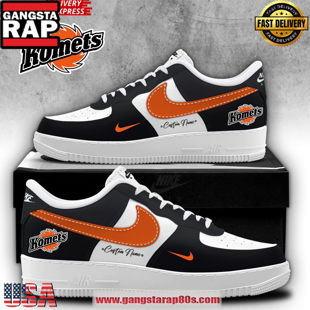 Fort Wayne Komets Custom Air Force 1 Running Sneakers Shoes Fort Wayne Komets Custom Air Force 1 Running Sneakers Shoes