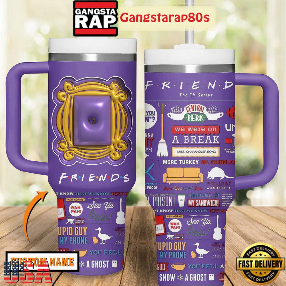 Friends On The Break Personalized Tumbler Cup 40oz