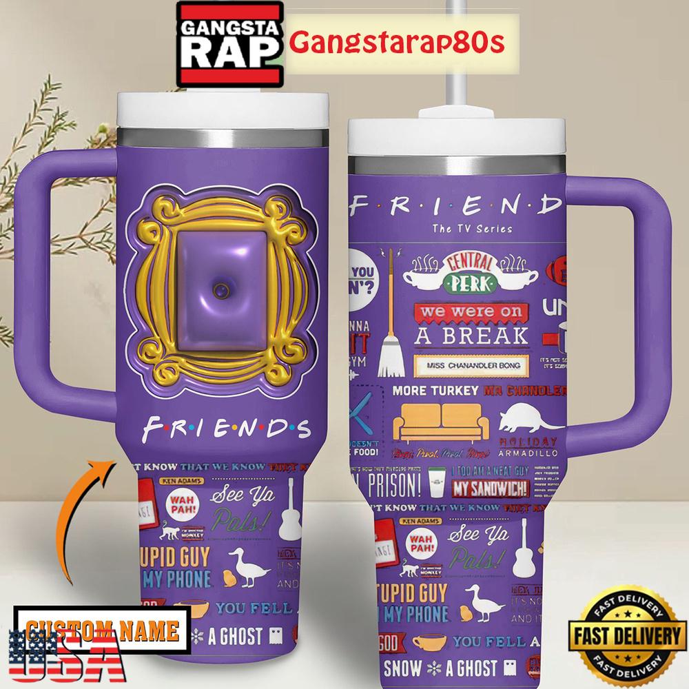 Friends On The Break Personalized Tumbler Cup 40oz