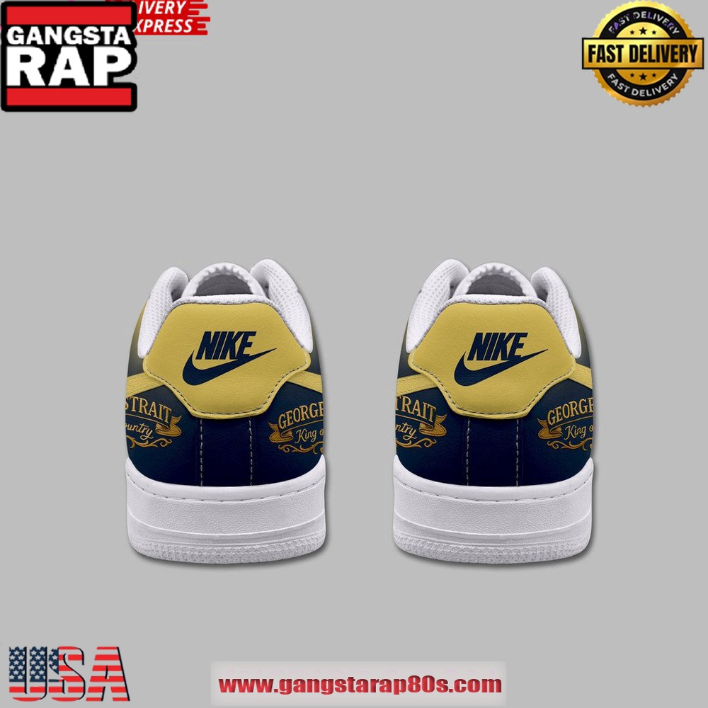 George Strait King of Country Limited Edition Air Force 1 Running Sneakers Shoes