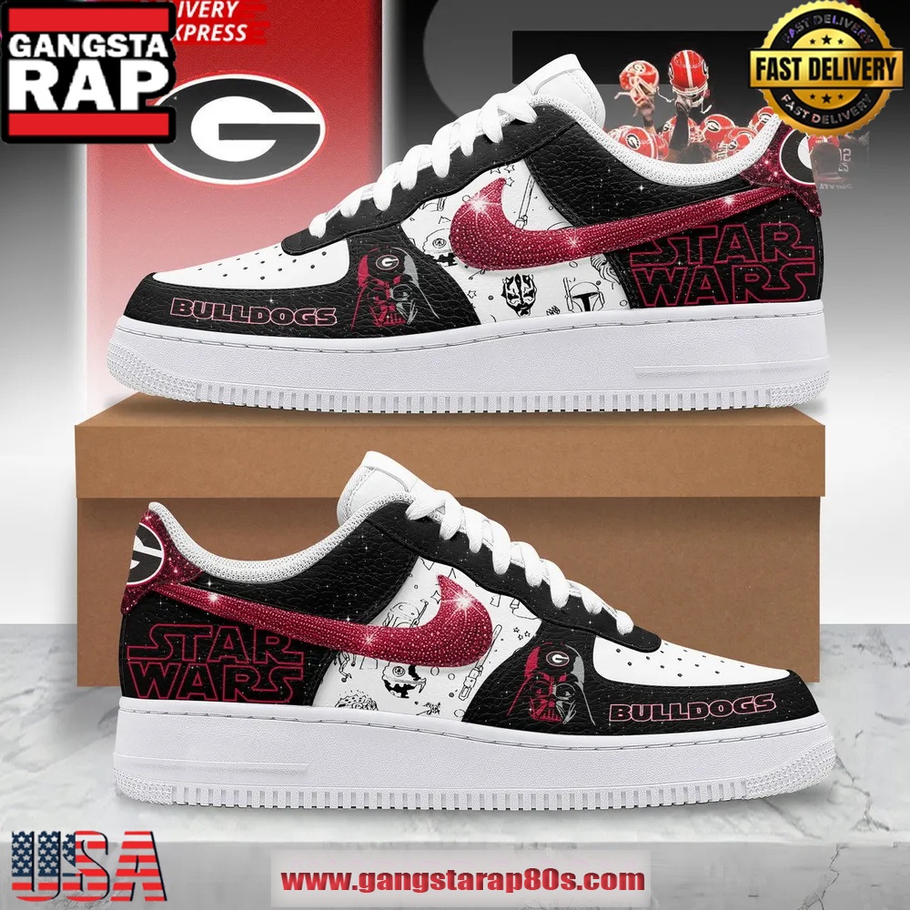 Georgia Bulldogs x Star Wars Limited Edition Air Force 1 Sneakers Shoes