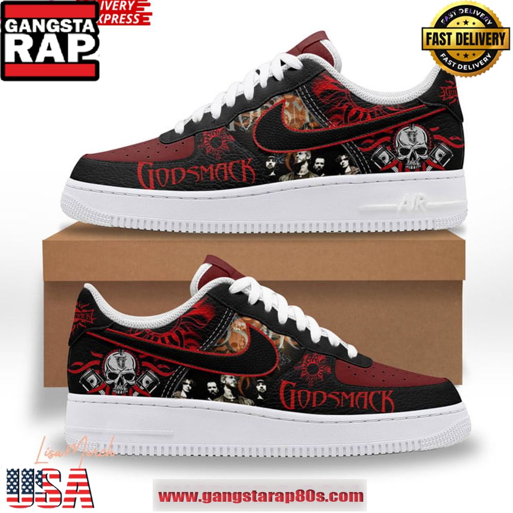 Godsmack Band Limited Edition Air Force 1 Sneaker Shoes Running Sneakers