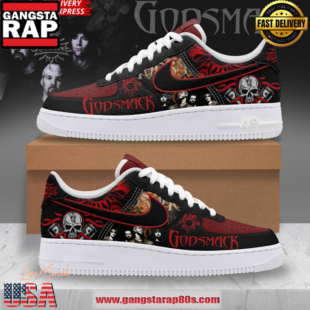 Godsmack Band Limited Edition Air Force 1 Sneaker Shoes Running Sneakers