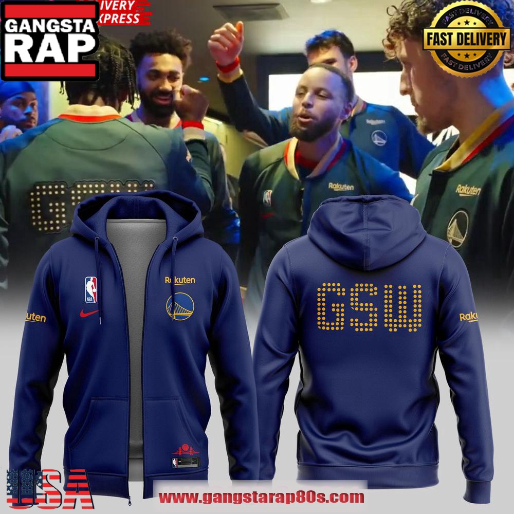 Golden State Warriors Playoff 2025 Zip Unisex Hoodie