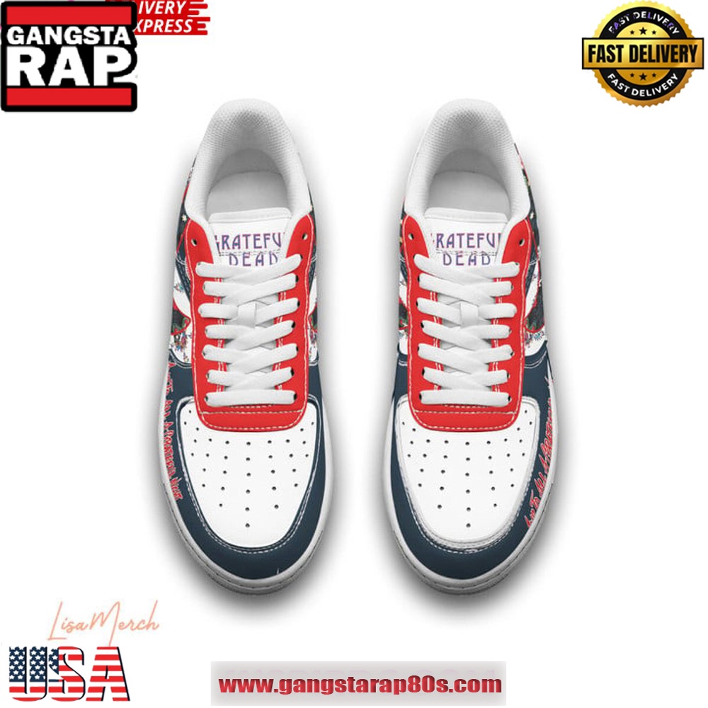 Grateful Dead Christmas Night Limited Edition Air Force 1 Sneakers Shoes