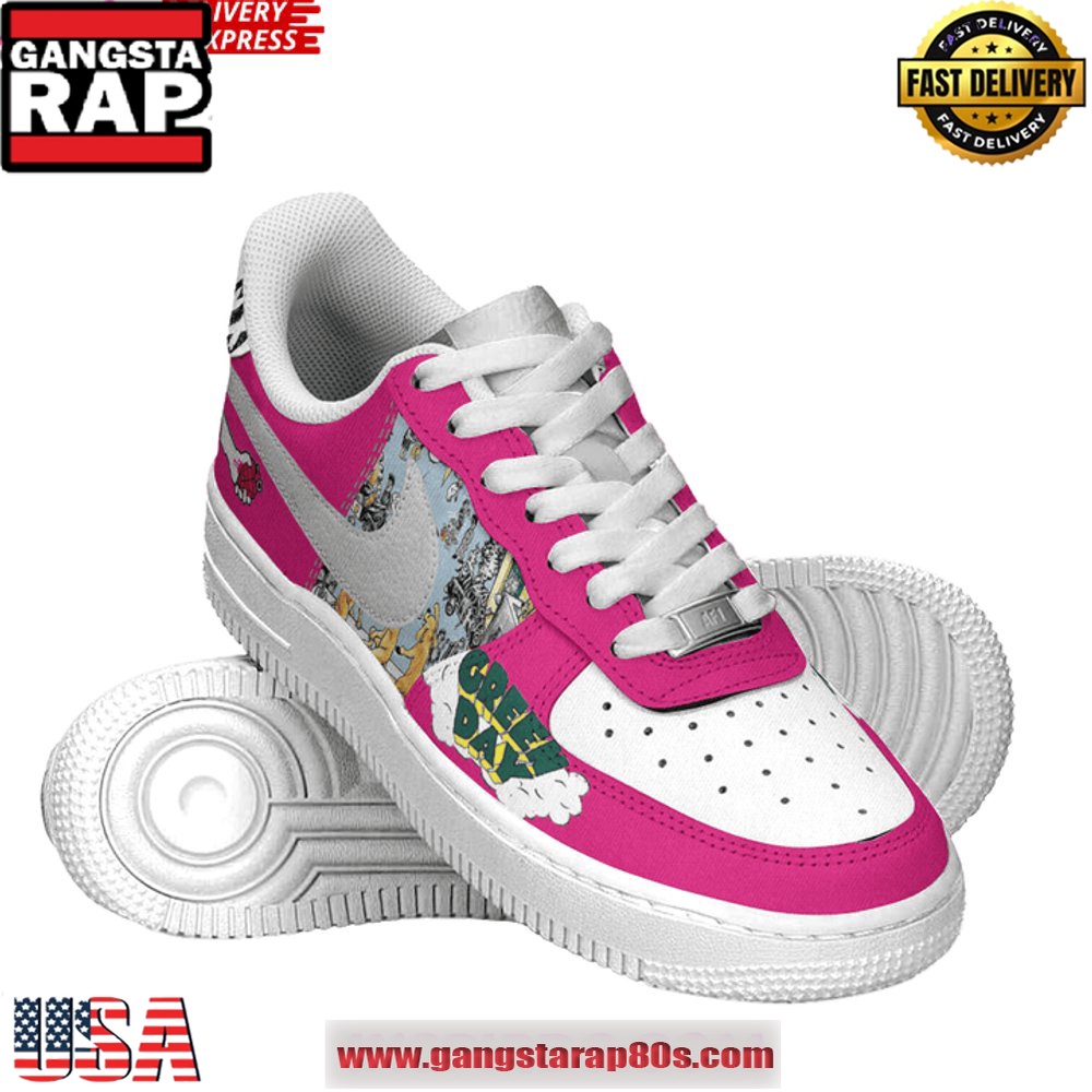 Green Day Dookie Air Force 1 Sneakers Shoes Shoes Green Day Dookie Air Force 1 Sneakers Shoes Shoes