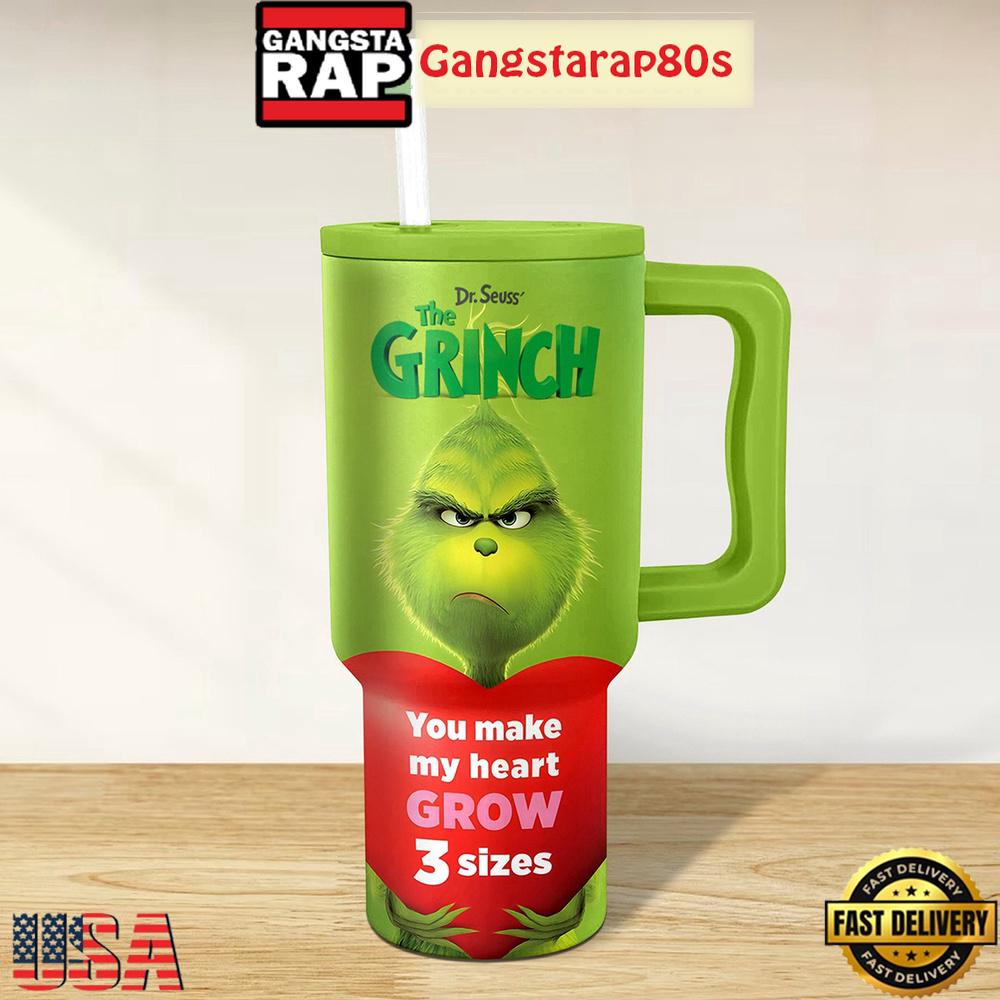 Grinch Be My Valentine Tumbler Cup 40oz