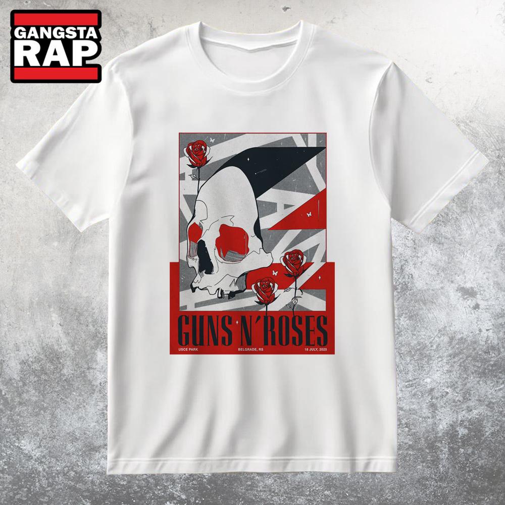 Guns N' Roses At USCE Park On Jul 18 2025 T Shirt