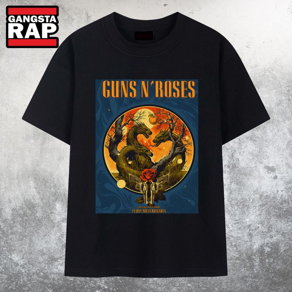 Guns N' Roses Jul 21 2025 In Sofia Bulgaria T Shirt