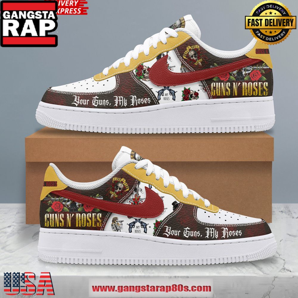 Guns N’ Roses Limited Edition Air Force 1 Shoes Running Sneakers