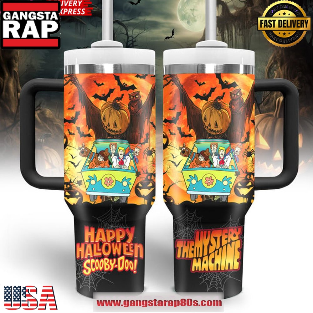 Happy Haloween Scooby-Doo Stanley Tumbler Cup 40oz Happy Haloween Scooby-Doo Stanley Tumbler Cup 40oz