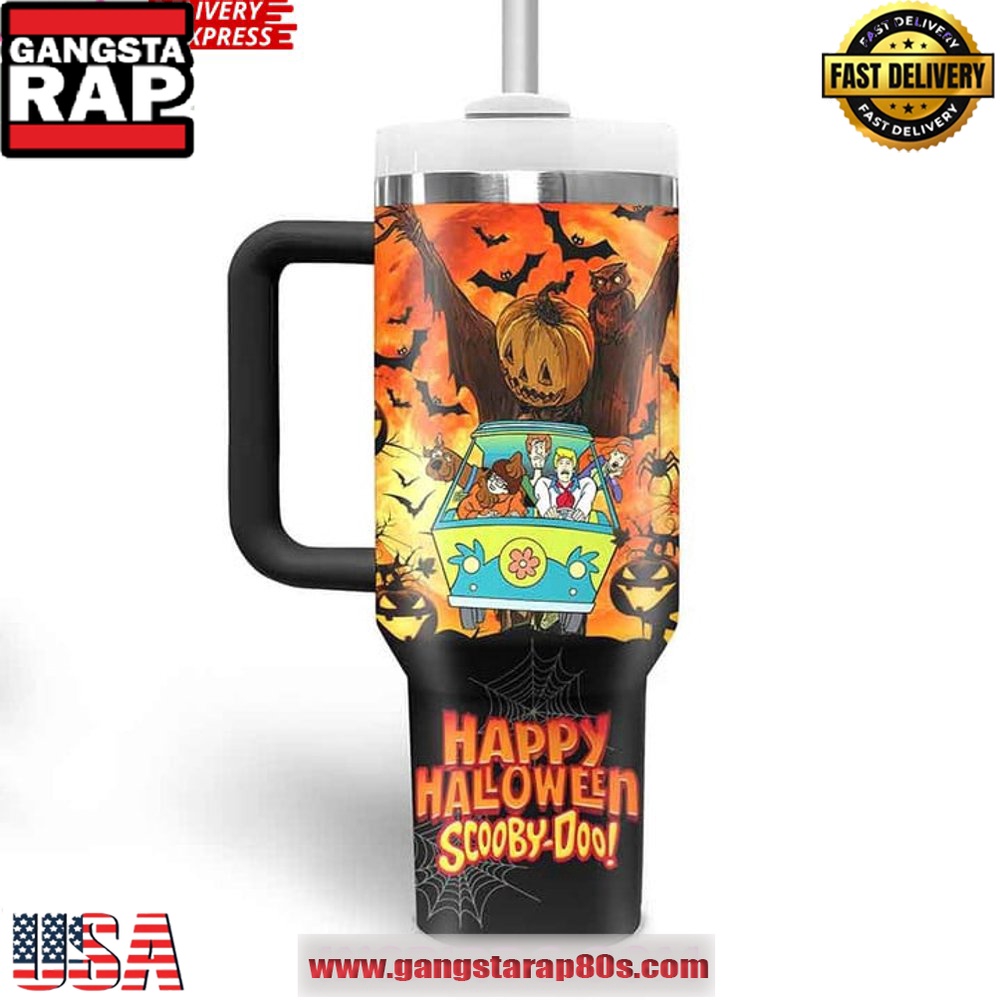 Happy Haloween Scooby-Doo Stanley Tumbler Cup 40oz Happy Haloween Scooby-Doo Stanley Tumbler Cup 40oz