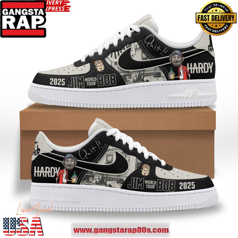 HARDY Jim Bob World Tour 2025 Air Force 1 Running Sneakers Shoes