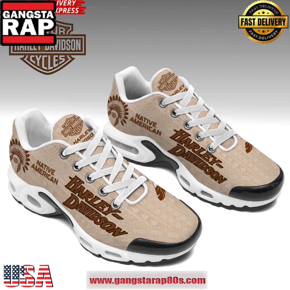 Harley Davidson Native American Limited Edition Custom Air Max Plus Shoes Harley Davidson Native American Limited Edition Custom Air Max Plus Shoes