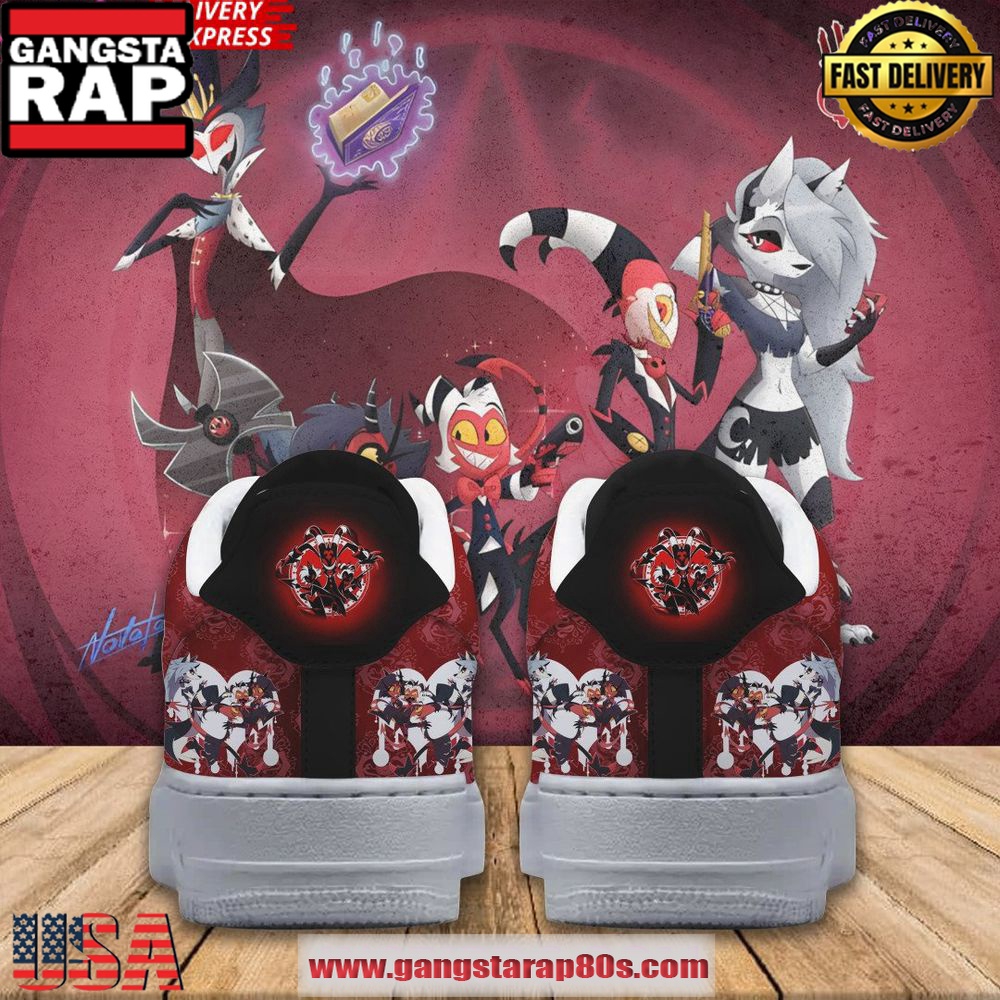 Helluva Boss Limited Edition Air Force 1 Sneakers Shoes Running Sneakers Helluva Boss Limited Edition Air Force 1 Sneakers Shoes Running Sneakers