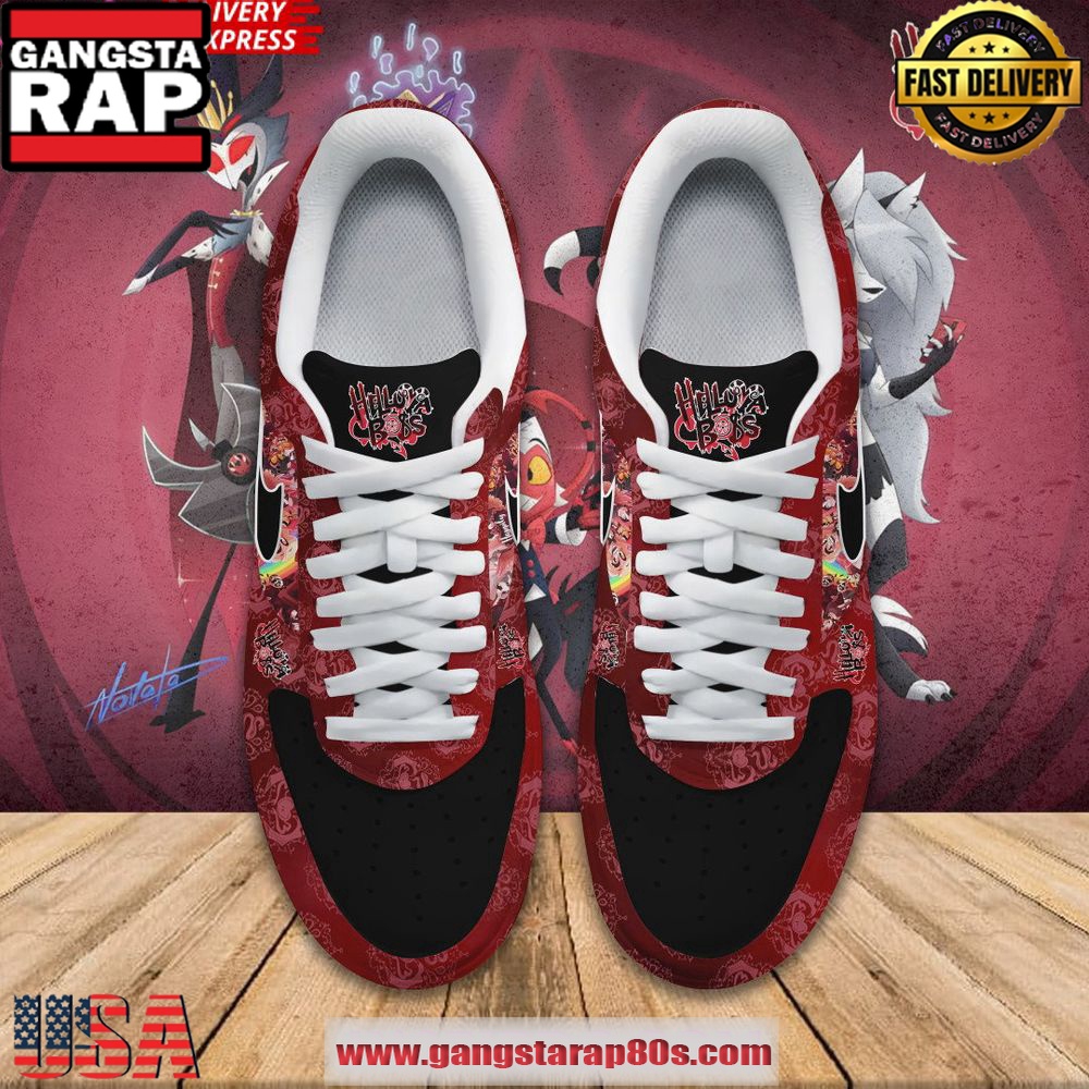 Helluva Boss Limited Edition Air Force 1 Sneakers Shoes Running Sneakers Helluva Boss Limited Edition Air Force 1 Sneakers Shoes Running Sneakers