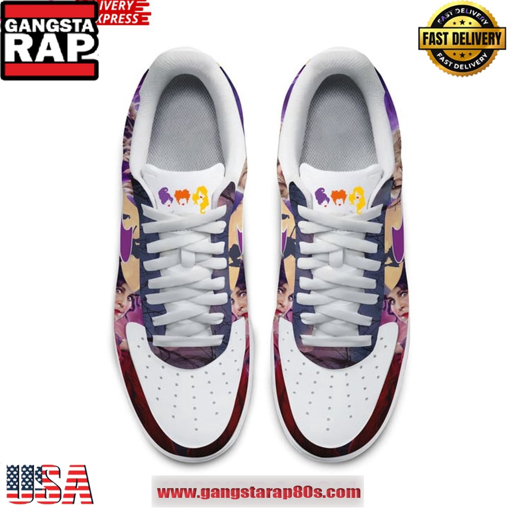 Hocus Pocus Witch Limited Edition Air Force 1 Running Sneakers Shoes Hocus Pocus Witch Limited Edition Air Force 1 Running Sneakers Shoes