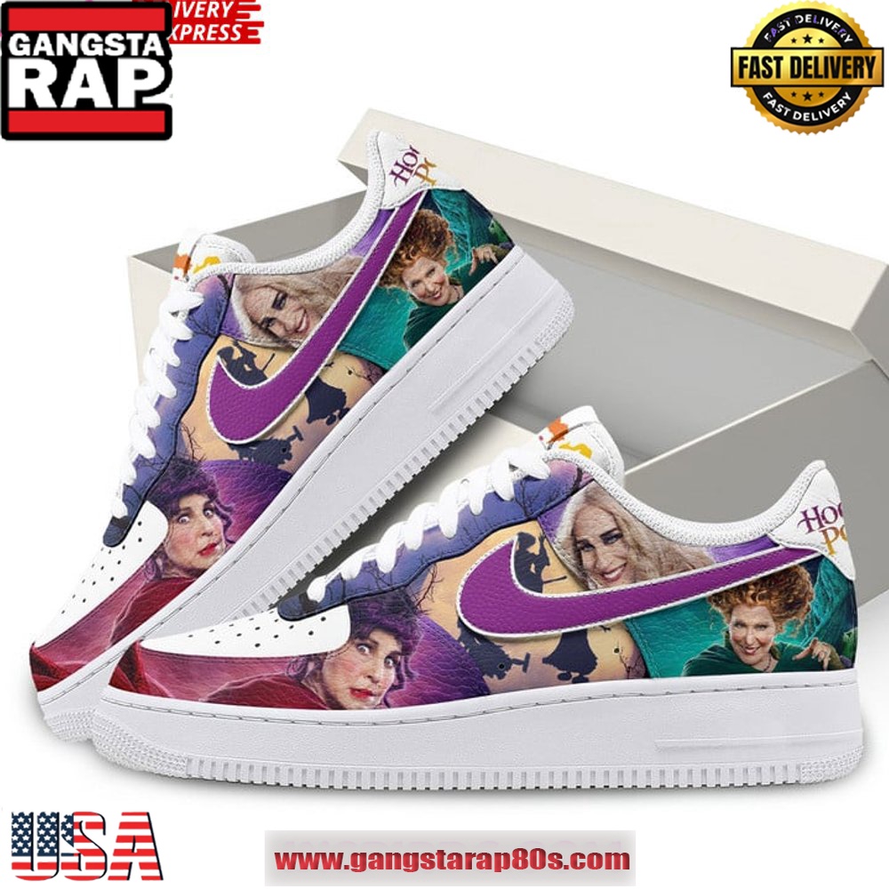 Hocus Pocus Witch Limited Edition Air Force 1 Running Sneakers Shoes Hocus Pocus Witch Limited Edition Air Force 1 Running Sneakers Shoes
