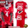 Houston Cougars 2025 New Red Uniform Custom Football Jersey