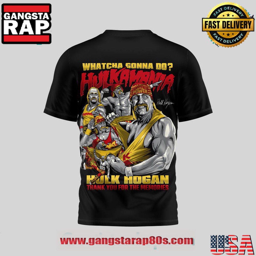 Hulk Hogan Attribute Limited Edition T Shirt Hulk Hogan Attribute Limited Edition T Shirt