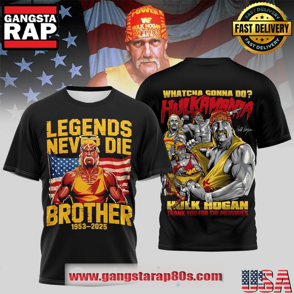 Hulk Hogan Attribute Limited Edition T Shirt