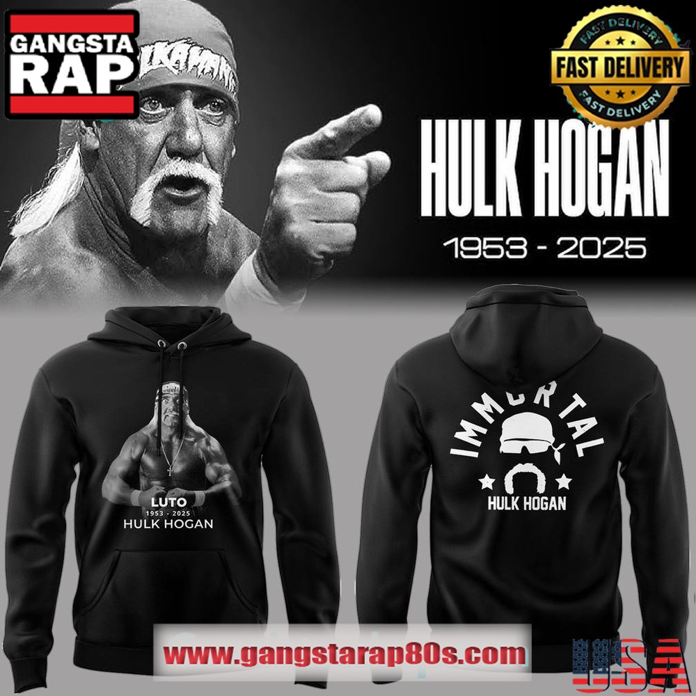Hulk Hogan Mortal Black Unisex Hoodie