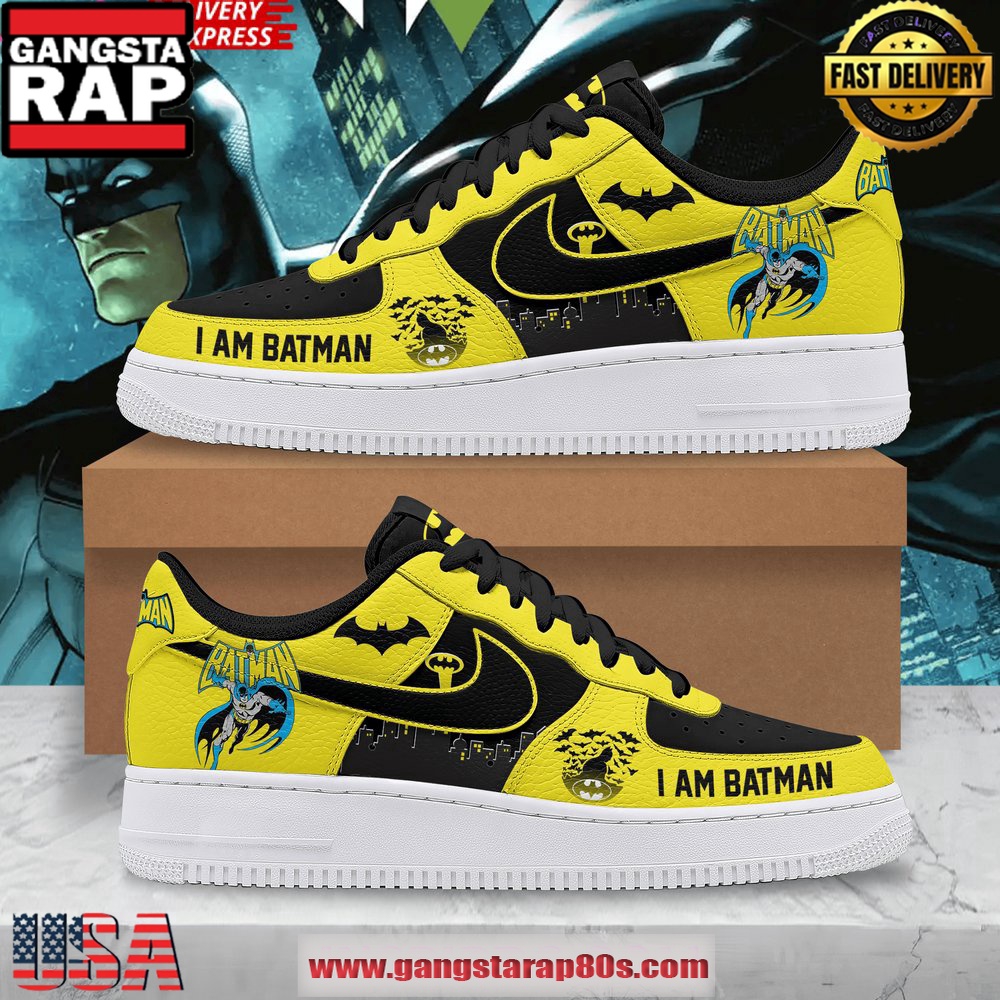 I Am Batman Limited Edition Air Force 1 Running Sneakers Shoes