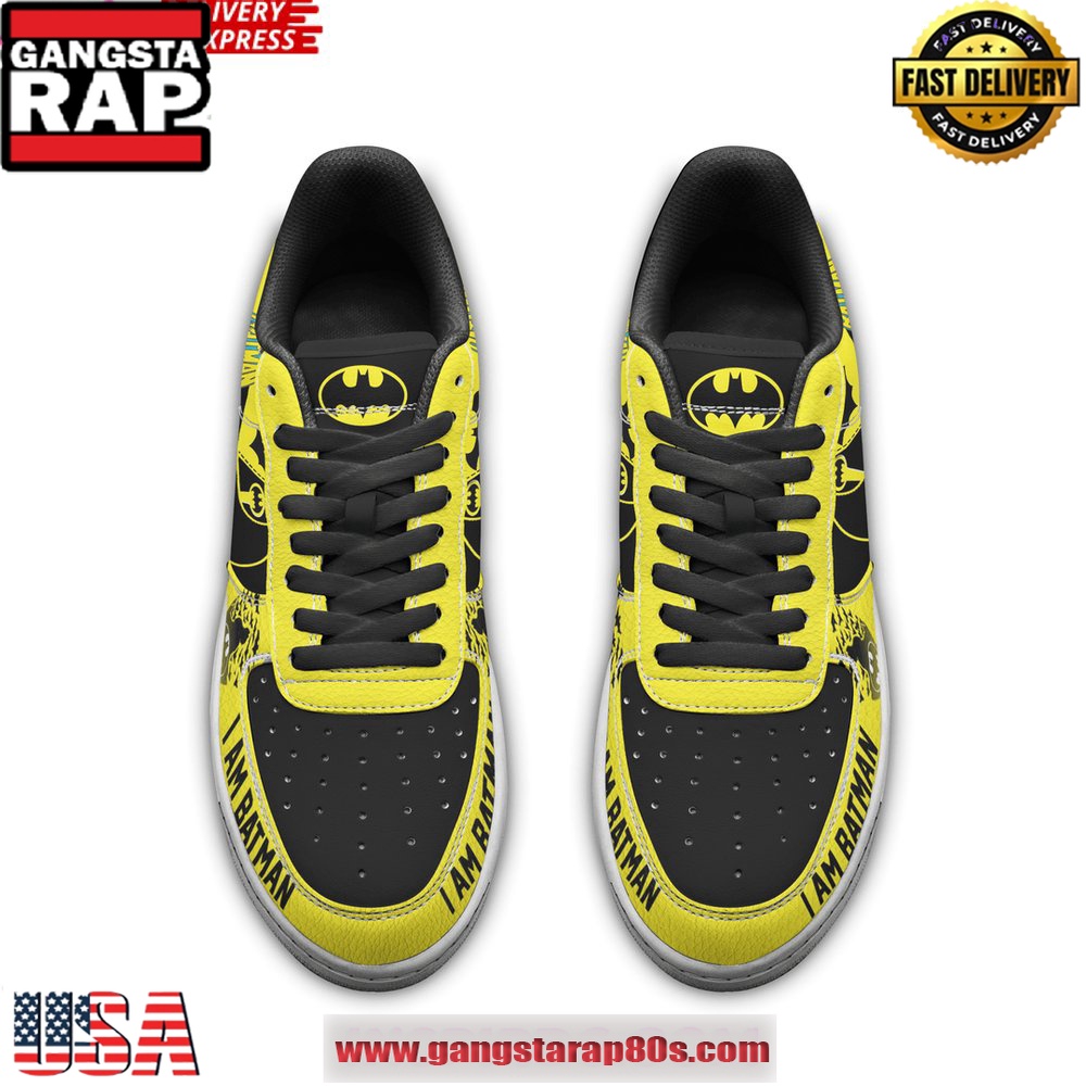 I Am Batman Limited Edition Air Force 1 Running Sneakers Shoes