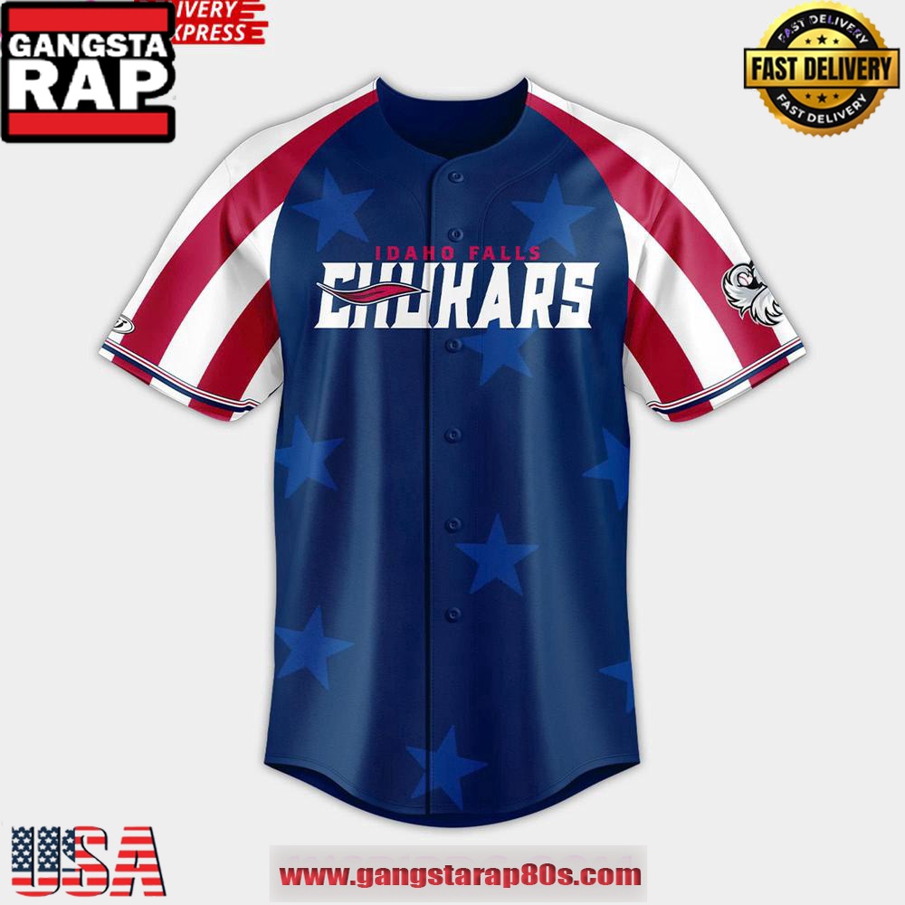 Idaho Falls Chukars Independence Day 2025 Baseball Jersey Shirt