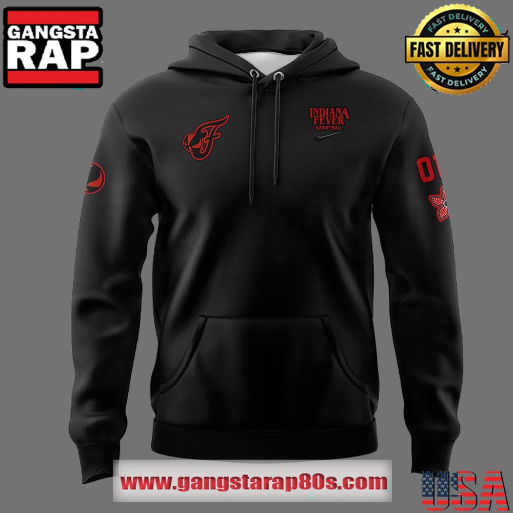 Indiana Fever Head Coach Stephanie White x Stranger Things Unisex Hoodie