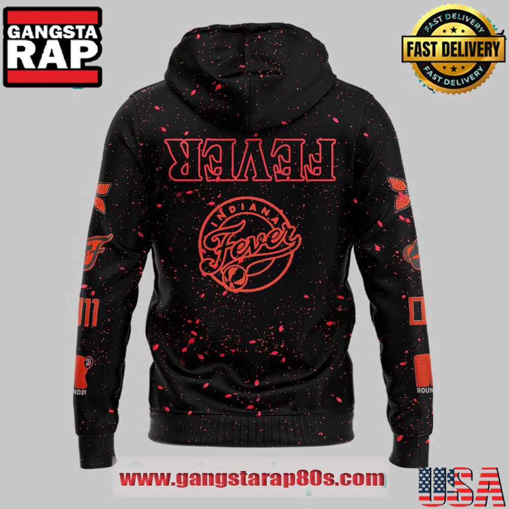 Indiana Fever x Stranger Things Rebel Swingman Limited Edition Unisex Hoodie Indiana Fever x Stranger Things Rebel Swingman Limited Edition Unisex Hoodie