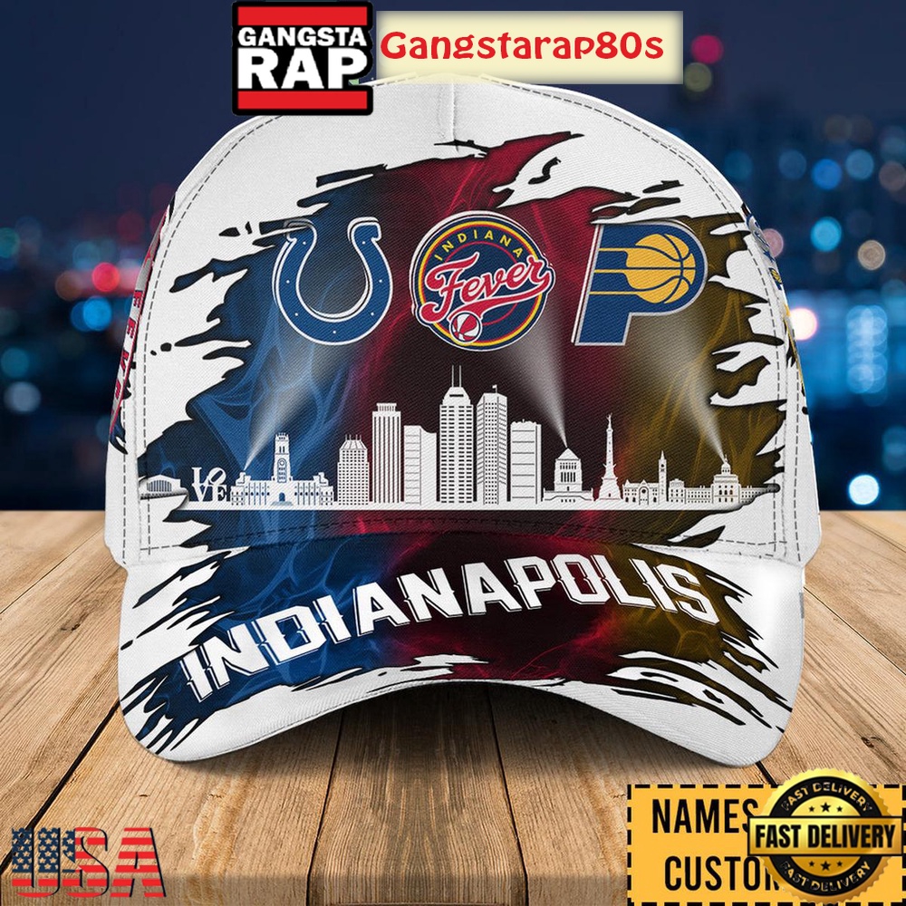 Indianapolis Colts Fever And Pacers Custom Classic Cap Hats Indianapolis Colts Fever And Pacers Custom Classic Cap Hats