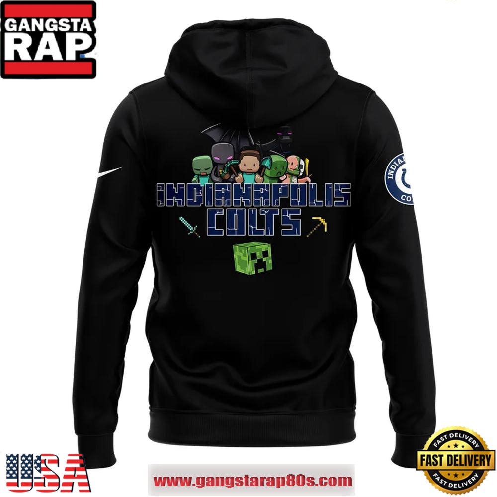 Indianapolis Colts x Minecraft Special Edition Unisex Hoodie Indianapolis Colts x Minecraft Special Edition Unisex Hoodie