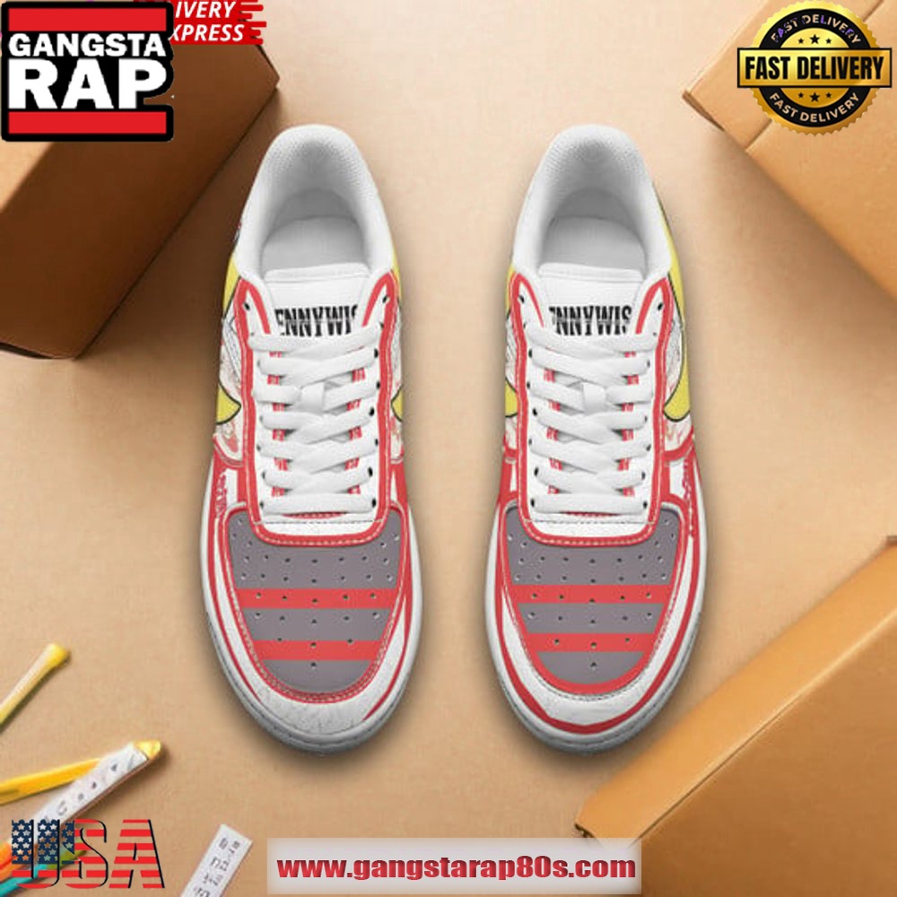 IT Clown Limited Edition Air Force 1 Running Sneakers Shoes IT Clown Limited Edition Air Force 1 Running Sneakers Shoes