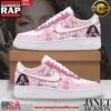 Janet Jackson Breast Cancer Awareness Air Force 1 Running Sneakers Shoes 8 Janet Jackson Breast Cancer Awareness Air Force 1 Running Sneakers Shoes