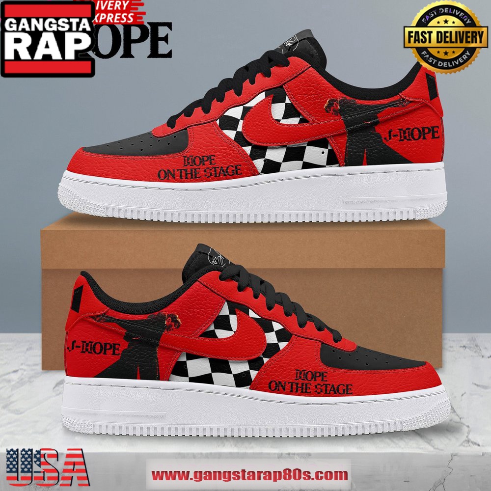 J-Hope On The Stage Special Edition Air Force 1 Running Sneakers Shoes