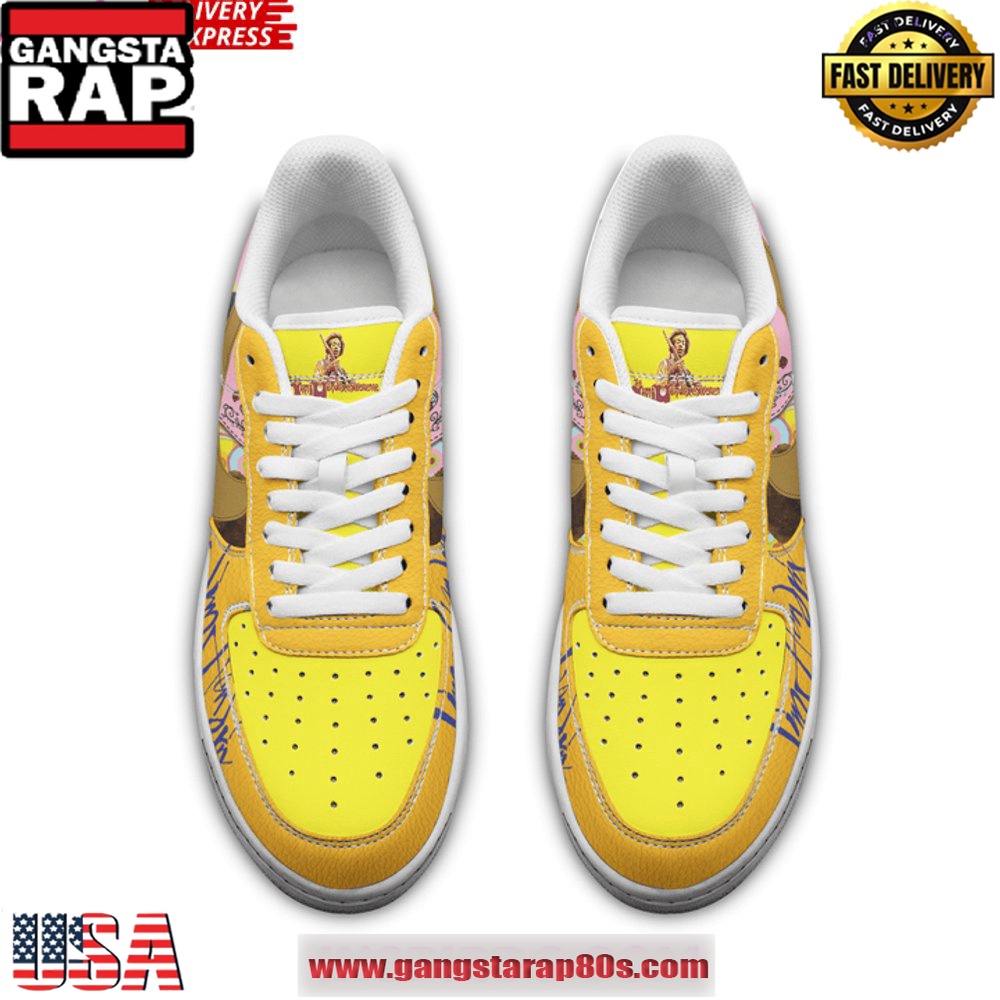 Jimi Hendrix Guitarist Limited Edition Air Force 1 Running Sneakers Shoes Jimi Hendrix Guitarist Limited Edition Air Force 1 Running Sneakers Shoes