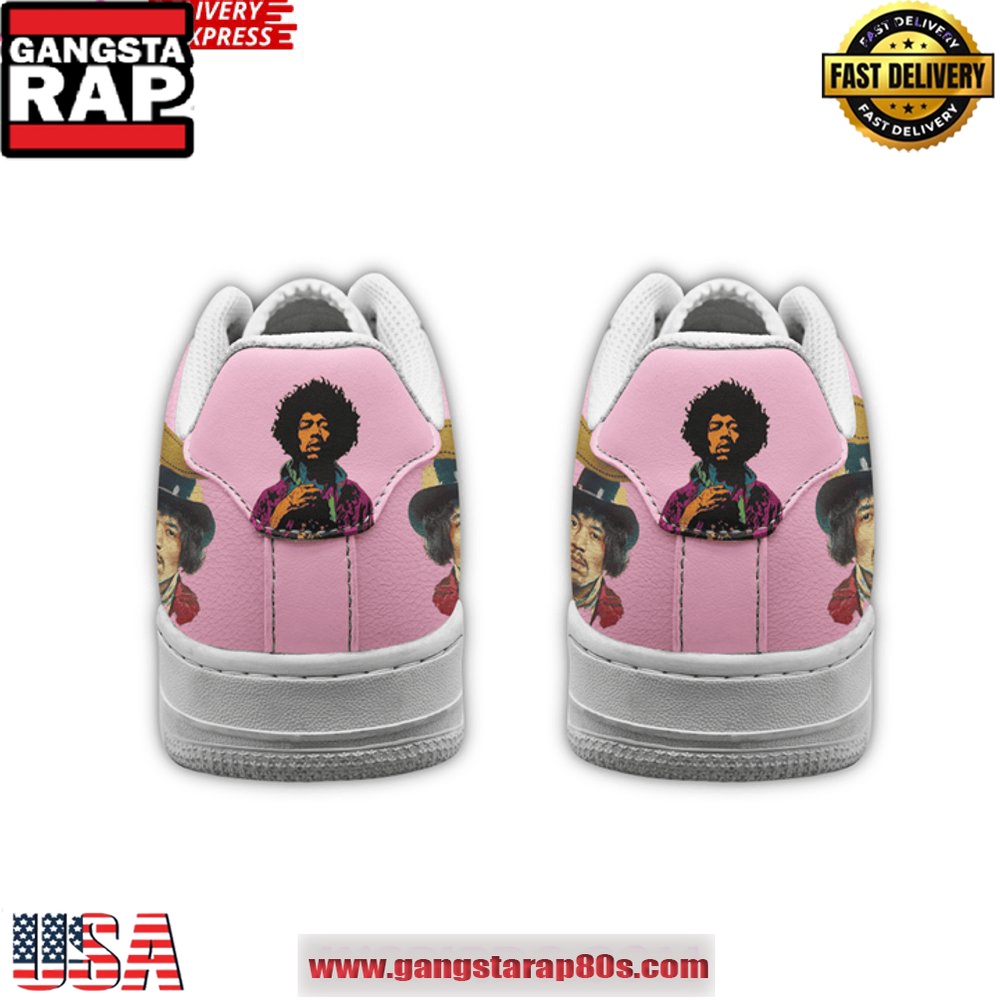 Jimi Hendrix Guitarist Limited Edition Air Force 1 Running Sneakers Shoes Jimi Hendrix Guitarist Limited Edition Air Force 1 Running Sneakers Shoes