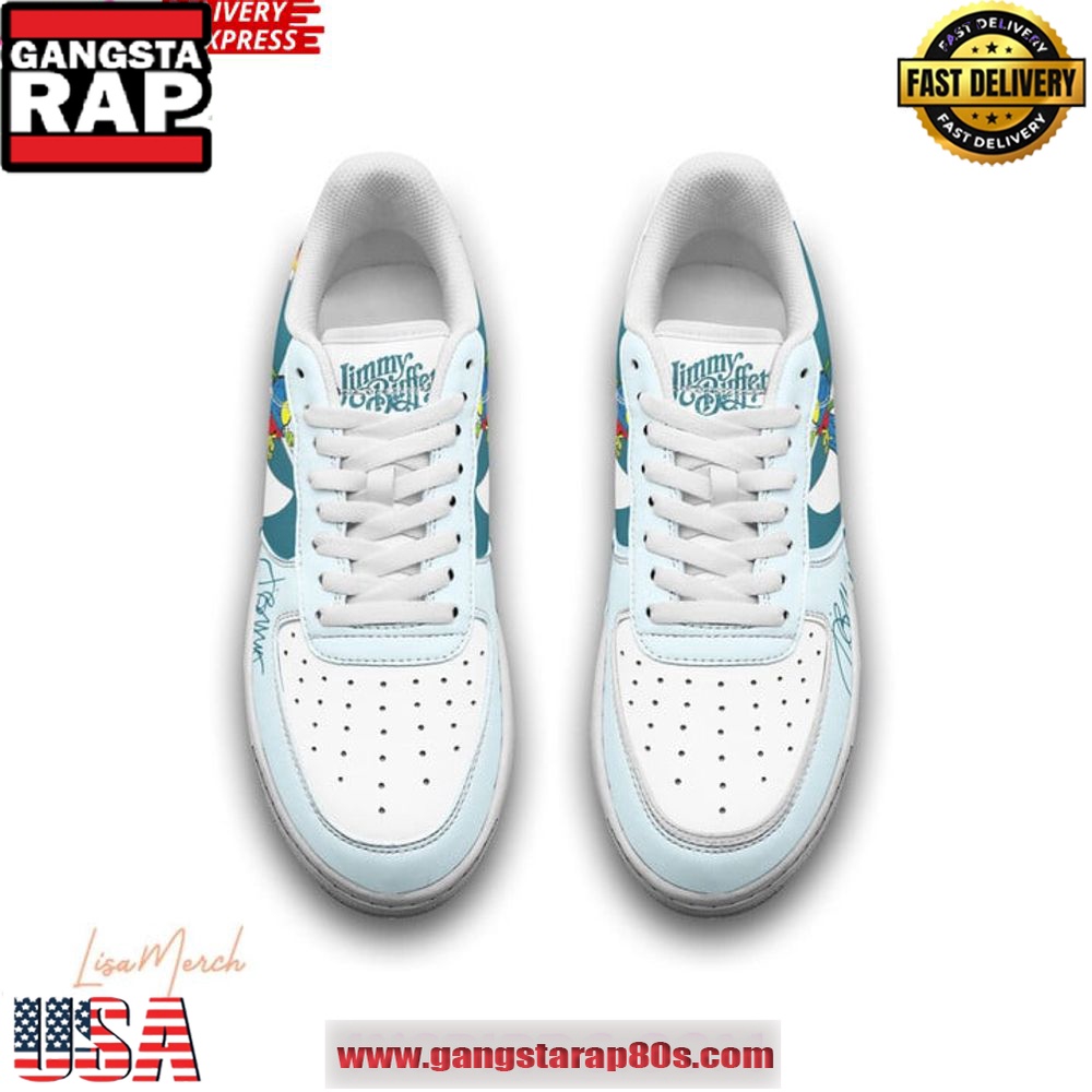 Jimmy Buffett Escape to Margaritaville Limited Edition Air Force 1 Sneakers Shoes Jimmy Buffett Escape to Margaritaville Limited Edition Air Force 1 Sneakers Shoes
