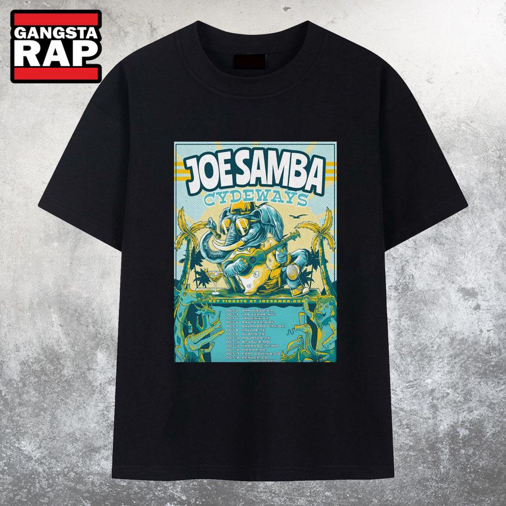 Joe Samba Cydeway's October 2025 Shows T Shirt Joe Samba Cydeway's October 2025 Shows T Shirt