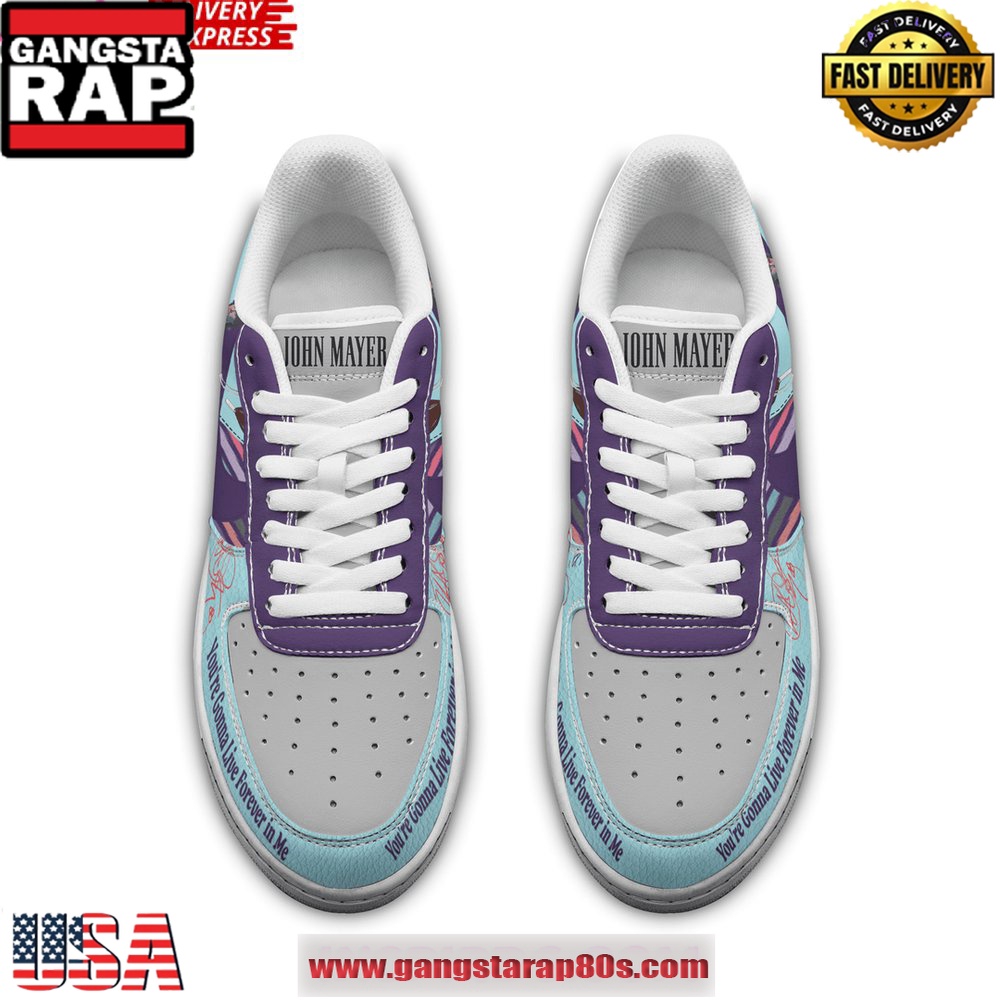 John Mayer Special Edition Air Force 1 Running Sneakers Shoes John Mayer Special Edition Air Force 1 Running Sneakers Shoes