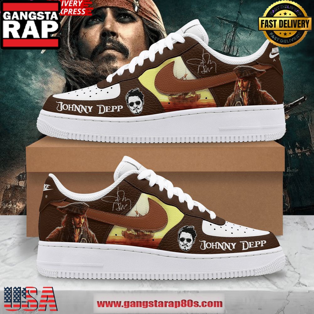 Johnny Depp Limited Edition Air Force 1 Shoes Running Sneakers