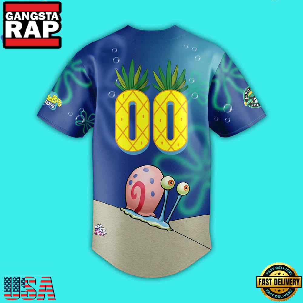 Johnson City Doughboys SpongeBob Night Limited Premium Edition Custom Baseball Jersey Johnson City Doughboys SpongeBob Night Limited Premium Edition Custom Baseball Jersey