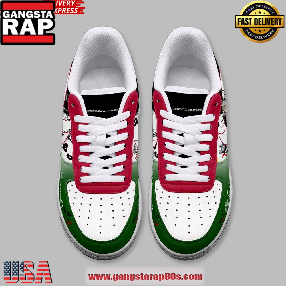 Joker and Harley Quinn Special Edition Air Force 1 Running Sneakers Shoes