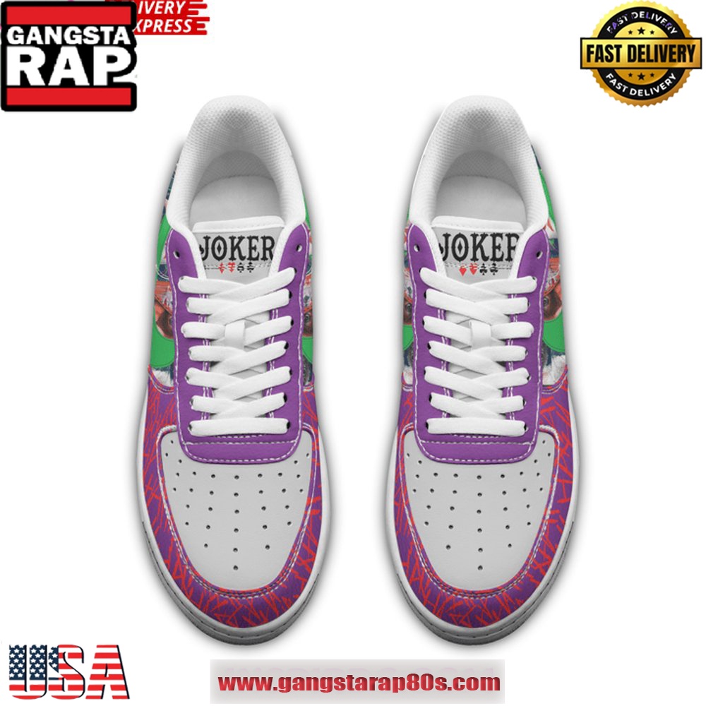 Joker Folie ? Deux DC Studio Air Force 1 Running Sneakers Shoes Joker Folie ? Deux DC Studio Air Force 1 Running Sneakers Shoes